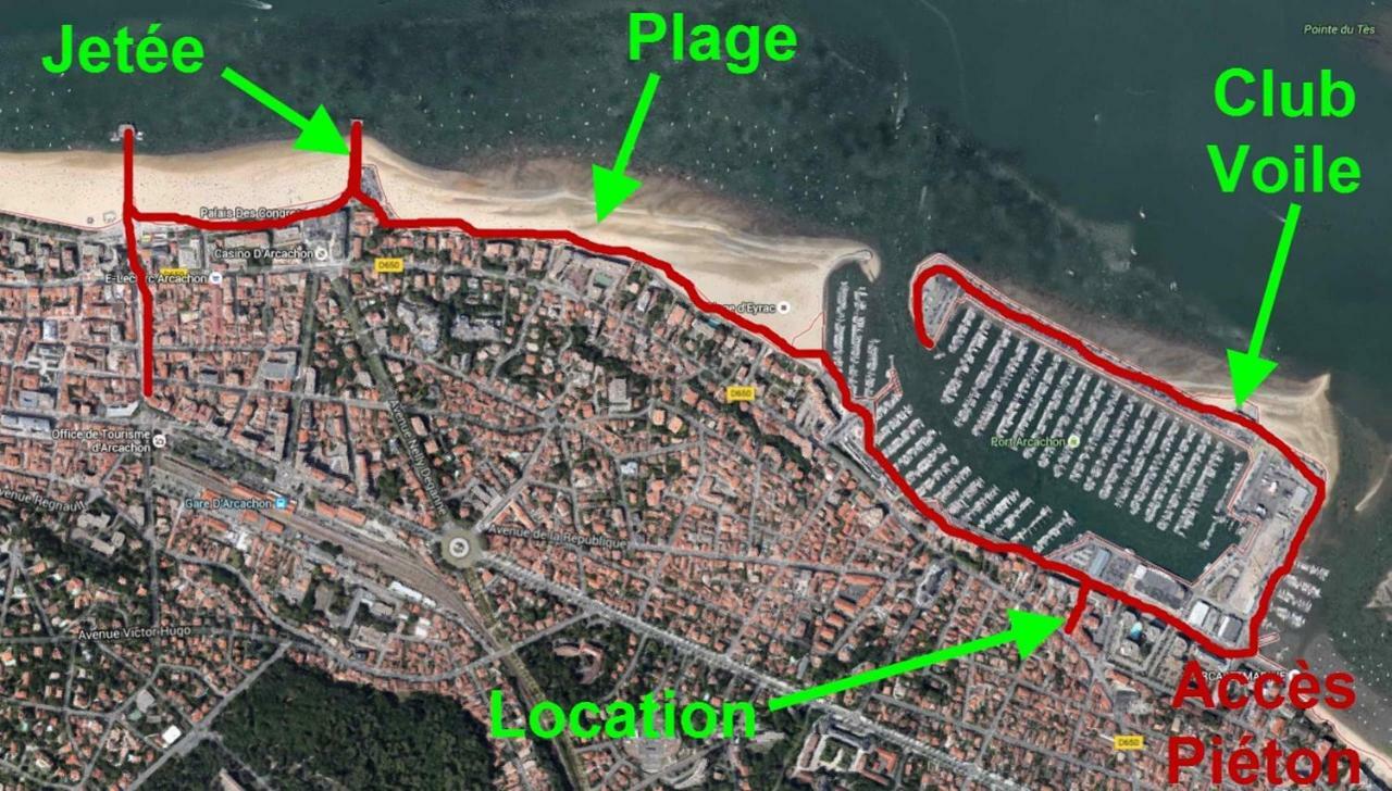 Les Pieds Dans L'Eau Apartment Arcachon Luaran gambar